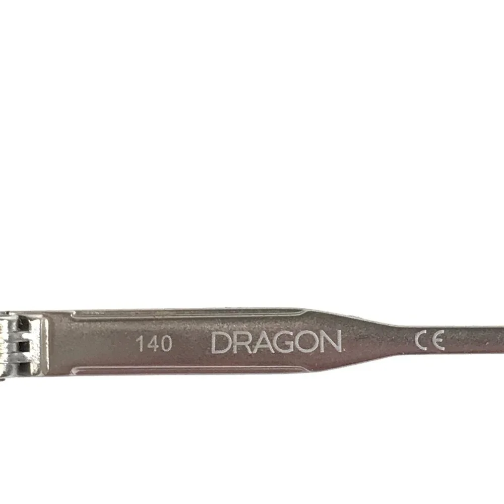 Dragon Eyeglasses Frames SHAY DR191 070 Gunmetal Gray Shiny Round 51-19-140